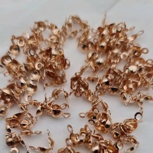 KODOKAN ATAU STOPER 2 LUBANG BUAT PEMEGANG TALI KALUNG WARNA GOLD DAN SILVER PER LUSIN