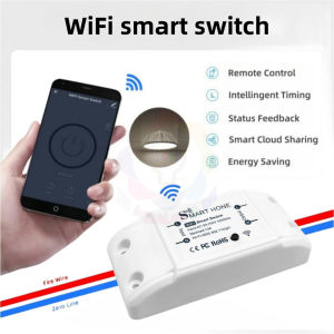 Công tắc Wifi điều khiển từ xa điều khiển Smart Home cho thiết bị gia đình dùng App điện thoại hẹn giờ tắt mở thông minh