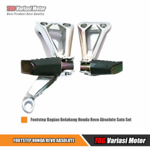 Postep Revo Footstep Revo Bagian Belakang Satu Set TRG Bahan Tebal Berkualitas Varian Warna Silver Polish