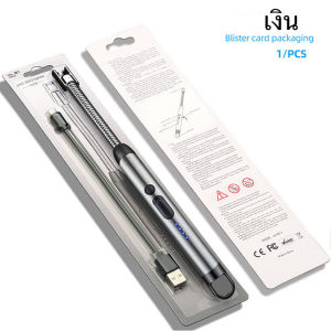 ไฟแช็คไฟฟ้า ไฟแช็ค USBชาร์จได้ ที่จุดเทียนหอม เทียนอโรมา ไฟแช็กพลาสม่า  ไฟแช็คพลาสม่า