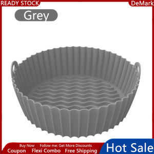 2 Pack Air Fryer ถาดอบซิลิโคน7.5นิ้วสำหรับ3.5-7.2L Reusable Air Fryer รอบซิลิโคนใส่สำหรับ Air Fryer ทำความสะอาดง่ายหม้อซิลิโคนสำหรับเตาอบอุปกรณ์เสริม