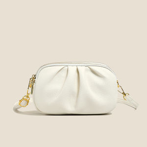 Shell Bag Multi Compartment PU Crossbody For Women/Leather Shoulder Bag/Spacious Organizer Casual Daily Travel/Trendy Gift