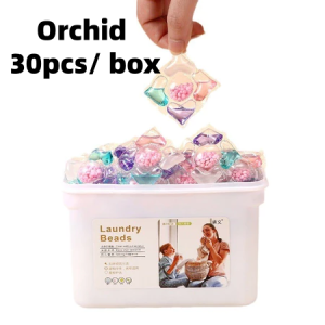 Buy 1 get 1 60PCS Laundry Beads Detergent Laundry Detergent Condensation Beads Capsules Ball Wash Beads Laundry Long Fragrance 3IN1 Powerful Cleaning Laundry Detergent 5IN1