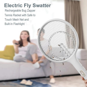 Electric Mosquito Swatter Rechargeable Powerful Electronic Mosquito Swatter Household Mosquito Lamp Mosquito Repellent Electric Flies