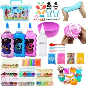 Slime DIY Original Liquid Clay Set - Colored Slime Crystal Clay Childrens Toys