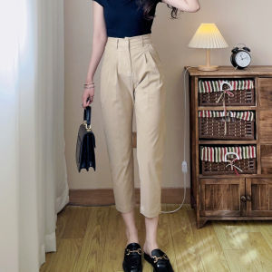 Eyouth 10133 High waist straight leg pants women casual pants