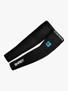 Shrey Performance Arm Sleeves. Fielding Sleeves Size- L-XL (Black & White)