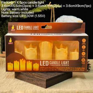Momo 12pcs Candle Battery Operated Bulk - Electric Candle LED LightsFlameless Candle LightTea Light CandleKandilaLED Candles for AltarCandle for Wedding CeremonyHalloween CandlesWedding Party/Christmas/Home Decor Bright & Safe for Any Event