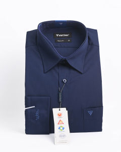 Áo sơ mi tay dài Việt Tiến (Navy)