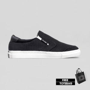 Prodigo * Sepatu Pria Slip On Gayo Hitam Putih | Sepatu Sneakers | Casual | Terbaru