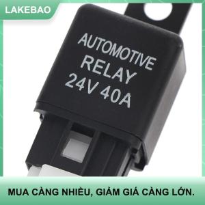 【LAKEBAO】 40A 12V 24V SPST ô tô tiếp sức 4 pin xe tiếp sức cho xe Strobe ánh sáng Hệ thống bền Pro Thành phần chất lượng