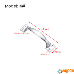 Keyoom มือจับประตูสแตนเลส มือจับประตูบ้าน ที่จับตู้ อุปกรณ์ฮาร์ดแวร์ Door Handle