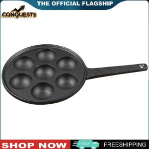 【New Arrival】 Sturdy 7 Holes Baking Forms Mold Pan Non Stick Coating for Easy Baking and Cleaning