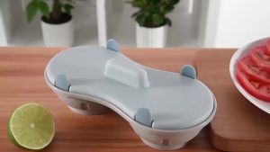 Microwave Double Egg Poacher Maker Poached Eggs Cooker Steamer Kitchen Gadget Dishwasher Heat Resistant Microwave Egg Poacher