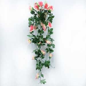 Unico PBP93 Tanaman Hias Bunga Mawar Rambat Juntai Gantung Artificial Decoration Rose Hanging Leaf Ornamen Hiasan Dekorasi Dinding Ruangan Rumah COD