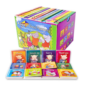 A Case of Good Manners Set Hardcover Pocket Size (12 books) Mini Board book Kids Early Learning 全12册 精装 礼貌行为好习惯培养 儿童情商教育英文绘本 manner