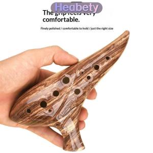Heabety 12 Lỗ Ocarina Cụ Ocarinas Alto C Tone Chuyên Nghiệp Nhựa Ocarina Cụ Cho Người Yêu Âm Nhạc Mới Bắt Đầu