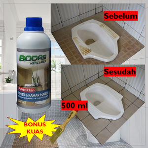 BODAZ PEMBERSIH TOILET KERAK KERAMIK PORSELEN KAMAR MANDI SANGAT KUAT TIDAK PERLU DISIKAT AMAN DITANGAN