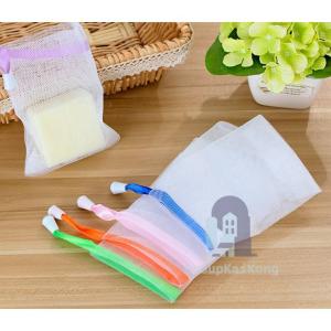 ถุงตาข่ายเพิ่มฟองสบู่ สัมผัสนุ่มละมุน ไม่ละคายผิว ทำให้คุณรู้สึกสบายเมื่อสัมผัส สินค้าดีมีคุณภาพ gk99.