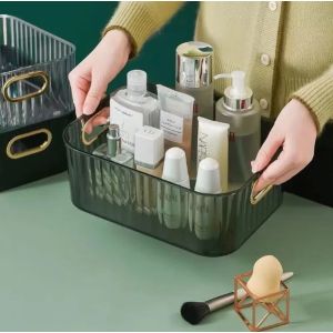 KOTAK PENYIMPANAN SERBAGUNA / KOTAK RAK KOSMETIK / ORGANIZER BOX TRANSPARAN / BOX AKSESORIS / KOTAK TEMPAT SKINCARE / KOTAK BUMBU DAPUR / TEMPAT SABUN SHAMPOO / STORAGE BOX ACRYLIC - PAMELA-STORAGEBOX