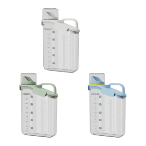 Leakproof Khô Lưu Trữ Container Ngũ Cốc Dispenser Với Nắp Trong Suốt Nhà Bếp Organizer Cho Ngũ Cốc Gạo