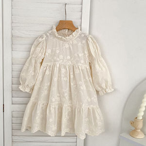 New Autumn Sister Dress 0-6Yrs Girl Party Dress Baby Girl Romper Sister Birthday Party Cotton Embroidery Kids Princess Dresses2026
