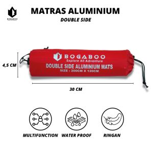 Matras Foil Double Side Size 200 x 120 cm Ultralight - Matras Alumunium - Alas Tenda - Matras Campin