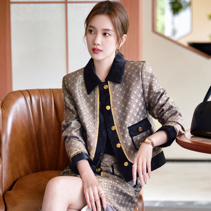 RYRYSTYLE%20New%20Women's%20Long%20sleeved%20Professional%20Suit%20and%20Pants%20Formal%20Set%20Interview%20Sales%209683%20Blazer%20-%20Image%205