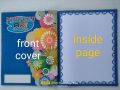Student Portfolio cover  designs colored and designed page templates 40 pages (SOLD PER PIECE). 