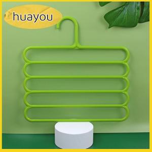 huayou Clothes Hangers Trousers Hangers Holders Closet Storage Organizers 5 Layers Pants Towel Scarfs Racks Storage Organization