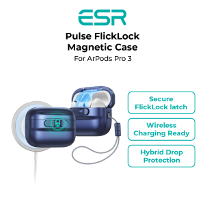 ESR Pulse FlickLock Case (HaloLock) Compatible with AirPods Pro 3