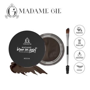 Madame Gie Madame Brow On Point – Eyebrow Pomade Cream Pensil Alis Waterproof (BPOM)