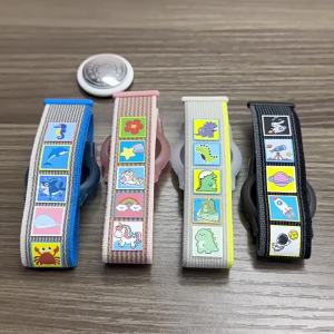 Bracelet for Kids Cute Cartoon Pattern GPS Tracker Holder with Watch Band Design Nylon Wristband Cover Case for Toddler Child Elders