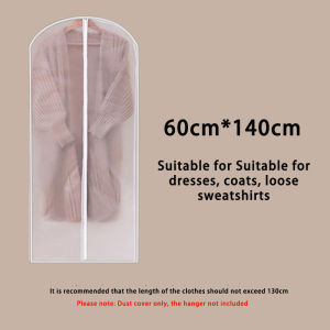 PEVA Clothes Dust Cover Waterproof Moisture-Proof Transparent Clothing Protector Bag