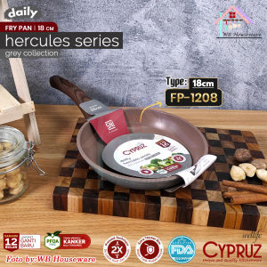 CYPRUZ Panci fry pan 18/20/22cm hercules series anti lengket / wajan teplon penggorengan FP-1208/1210/1212