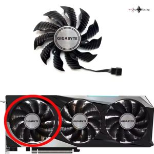 พัดลมการ์ดจอ Gigabyte Radeon RX 6800  6800XT 6900XT Gaming OC Graphics Card Replacement PLA09215S12H