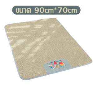 เสื่อหวาย Pet Cool Mat เบาะนอนสำหรับสัตว์เลี้ยง เบาะสุนัข แผ่นรองนอนแมว เสื่อหวาย S/M/L/XL เสื่อเย็นสัตว์เลี้ยง เบาะแมว Pet Cool Mat เสื่อญี่ปุ่น