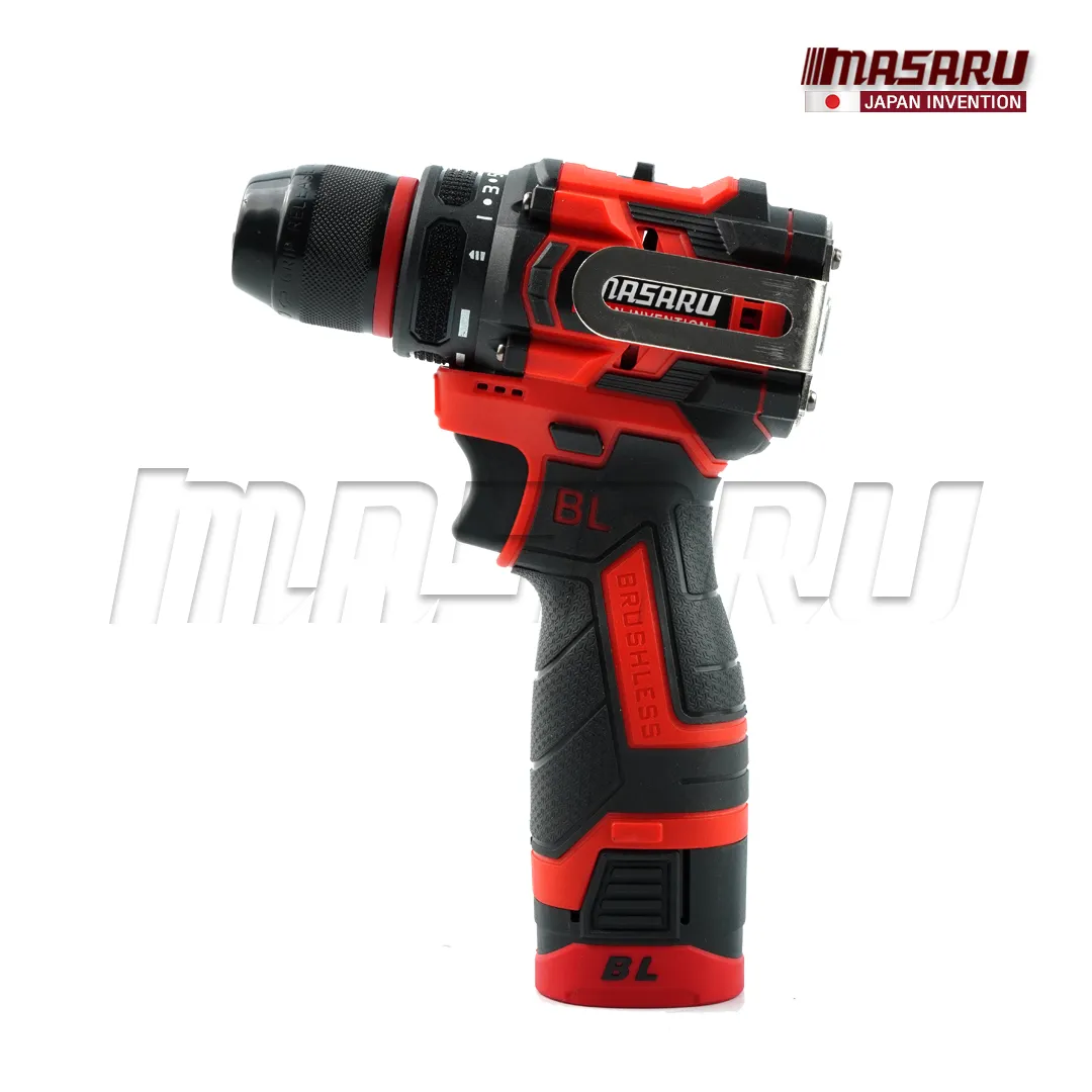 MASARU รุ่น MSR-CD205 แรงบิด 45 N.m สว่านไร้สาย รองรับงานหนัก สว่านไขควงไร้สาย 2 ระบบ เจาะ ขันสกรู มอเตอร์บัสเลส