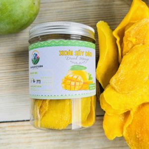 Xoài sấy dẻo không đường Mangline Farm Đà Lạt đồ ăn vặt chua ngọt thơm ngon ăn là ghiền