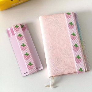 GURUNGMANI Loose-leaf Notebook Notebook Straps Adjustable Cute Star Elastic Strap INS Style DIY Decoration Band Binding Rope for A7 M5 Planner Notebook