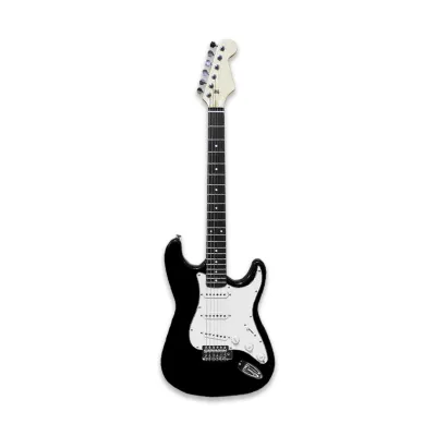Monstermarketing by Deviser Stratocaster L-G1 Electric Guitar with Free Cable Music Instrument Music Accessories (Red/Blue/Black)
