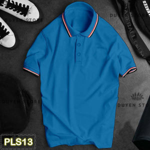 Áo Polo Nam cổ bẻ 3 Sọc thun basic cộc tay vải cá sấu POLY Thái phong cách trẻ trung chuẩn form nhiều màu (Size S - 3XL) PL3S03