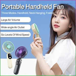 Electric Fan Core Cyclone Pressurization Desktop Fan Wide-angle Air Delivery Cool Charging