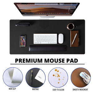 【🚚SG Stock】Premium Leather Desk Mouse Pad - Durable and lightweight