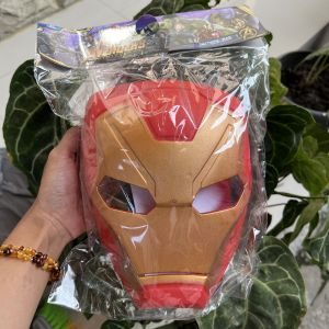 [COD] Mainan Anak Topeng Nyala Led Superhero Iron Man - Cosplay Topeng Superhero Avengers Nyala