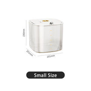 Vision 5/10KG Rice Storage Container Transparent Rice Storage Box with Lid Sealed Food Grain Dispenser Moisture-proof Container with Dual Protection Grain Cereal Dispenser Food Storage Container