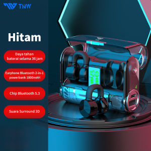 TNW G3 Wireless Earphones Clip on Ear Bluetooth Headphone Bone Conduction Gaming Headsets Noise Canceling Sport Earphones