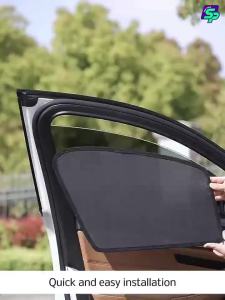 Toyota Alphard / Vellfire – ShopPark Magnetic Custom Fit Car Window Sunshade | High-Density Mesh Sun Protection Easy Install