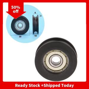 🔥🔥🔥pheebss ลูกรอกเหล็กเคลือบ626รูปตัวยูสำหรับหน้าต่างประตูเลื่อนล้อเลื่อนสำหรับประตูบานเลื่อนลูกปืน