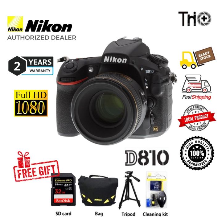Nikon D810 Body FX FORMAT Full frame DSLR | Lazada